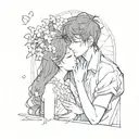 I am disappointed in love, I feel very depressed. tattoo design idea