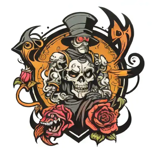 hackers, cyber, annonymouse  tattoo design idea