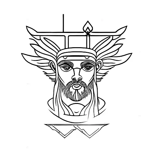 Kairos Greek god  tattoo design idea