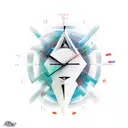 A modern and edgy interpretation of Kairos, the Greek God of Time, with a clock motif incorporated into the design tattoo design idea