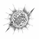 atomic bombing tattoo design idea