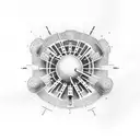 atomic bombing tattoo design idea