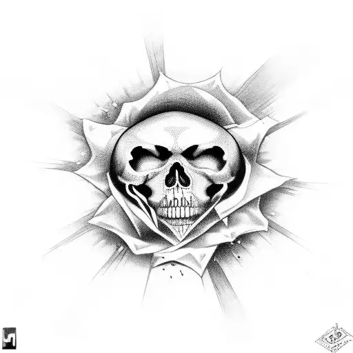 love was the death of peace of mind tattoo design idea