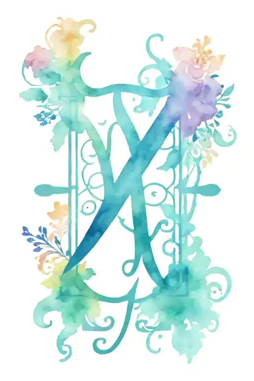 yhwh name in hebrew tattoo design idea