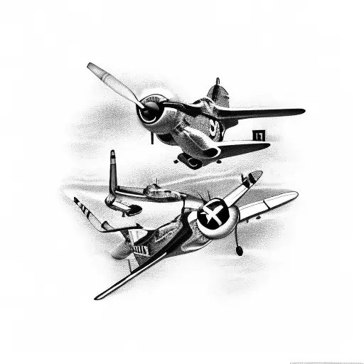 P-51, Mustang, Michael Jordan tattoo design idea