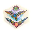 firebird tattoo design idea