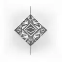 diamond with the dates "04/18/95-01/09/22" with the name "Justice Chance Stevens" and the quote "Skoden" tattoo design idea