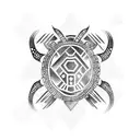 mayan turtle tattoo design idea