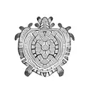 mayan turtle tattoo design idea