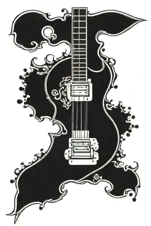 les paul gibson les paul tattoo design idea