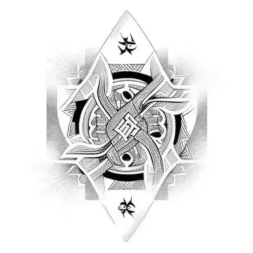 BJJ Black belt tattoo design idea