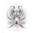 Dua Lipa tattoo design idea