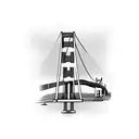 Mackinac bridge  tattoo design idea