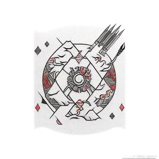 Arrow tattoo design idea