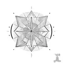 y2k  star tattoo design idea