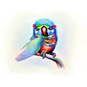 lorikeet tattoo design idea