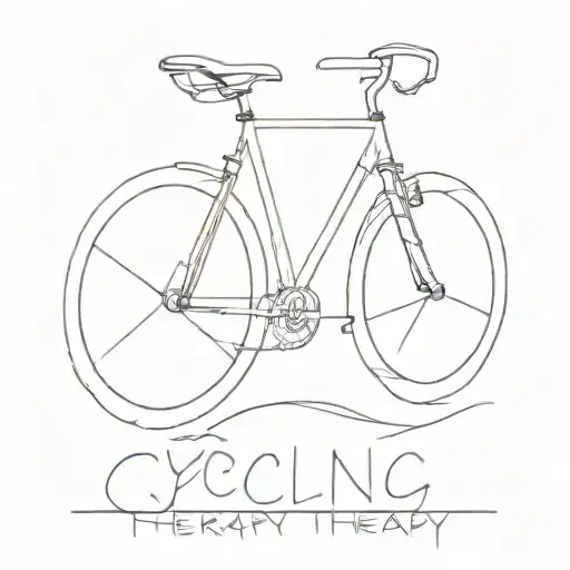 cycling therapy  tattoo design idea