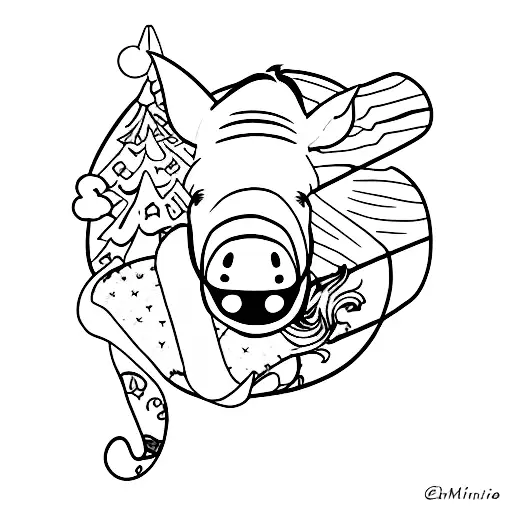 Eeyore  tattoo design idea