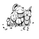 Eeyore  tattoo design idea