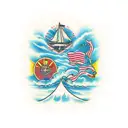 live Young ,wild and free tattoo design idea