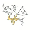 Taurus, Pisces, Libra tattoo design idea