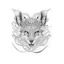 Traveling 90s tattoo design idea