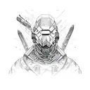 cybernetic, skyrim, weed, music, revolution, resilience tattoo design idea