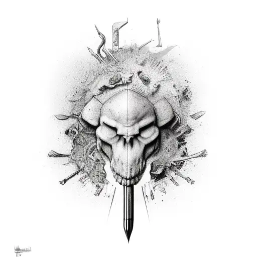 excuses are tools for the weak only the strong survive  tattoo design idea