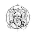 st christopher tattoo design idea