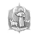 st christopher tattoo design idea