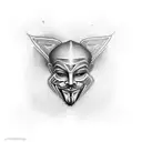 anonymous  tattoo design idea