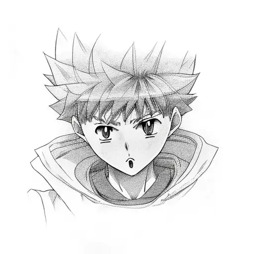 killua hunterxhunter tattoo design idea