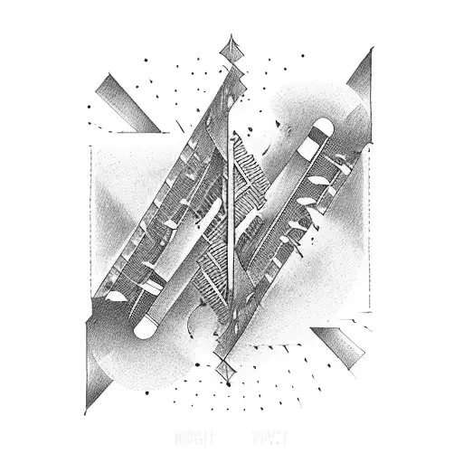 music sheet with stairway to heaven tattoo design idea