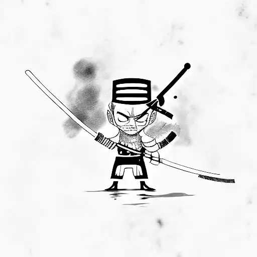 roronoa zoro tattoo design idea