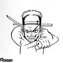 roronoa zoro tattoo design idea