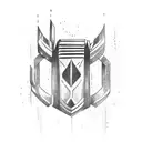 thor hammer tattoo design idea