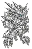 digimon tattoo design idea