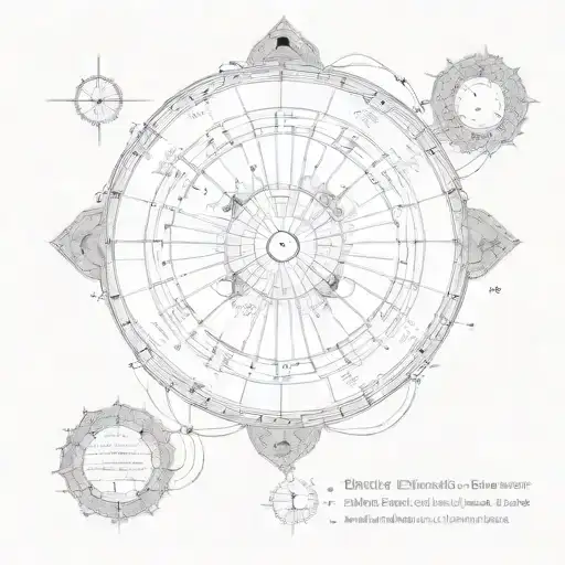 birth chart  tattoo design idea