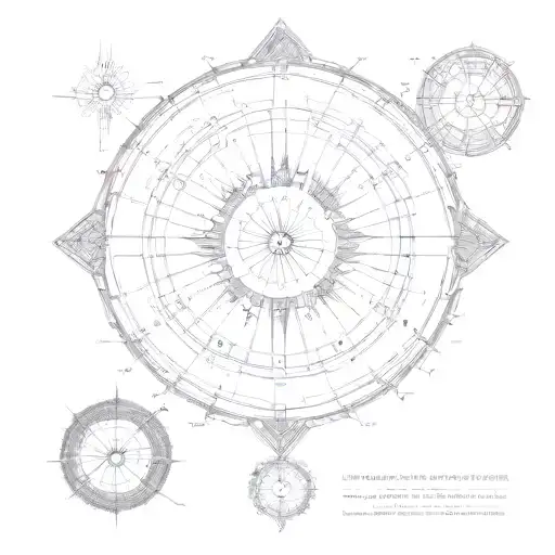 birth chart  tattoo design idea