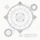 birth chart  tattoo design idea