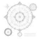 birth chart  tattoo design idea