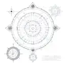 birth chart  tattoo design idea