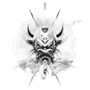 Yoshimitsu helmit from Tekken Tag Tournament 2 tattoo design idea