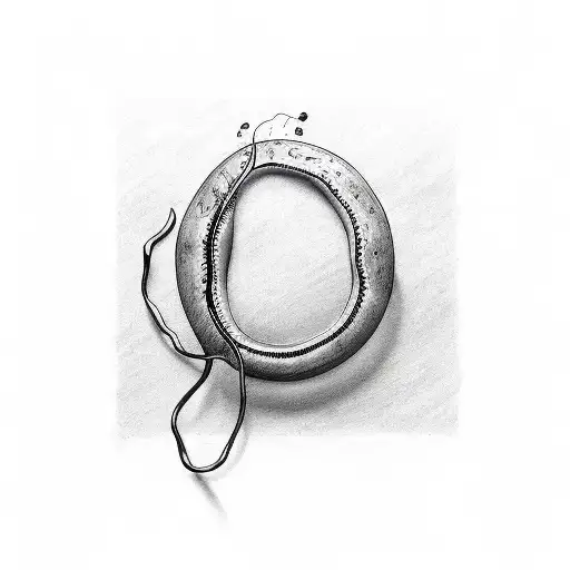 kidney bean with human characteristics  tattoo design idea