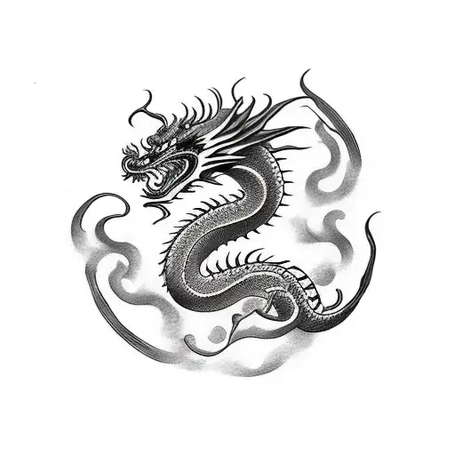 Bruce lee dragon tattoo design idea