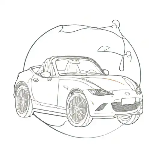miata tattoo design idea