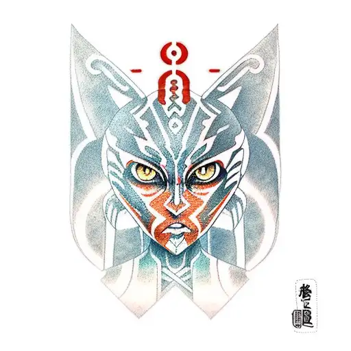 Ahsoka  tattoo design idea