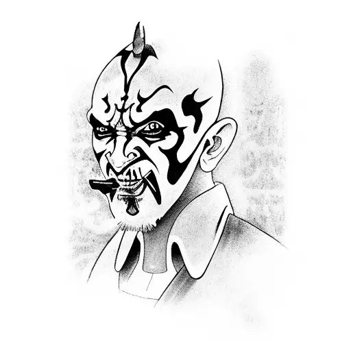 Darth Maul tattoo design idea