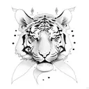 tiger and dragon tattoo design idea