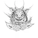 wabi sabi tattoo design idea